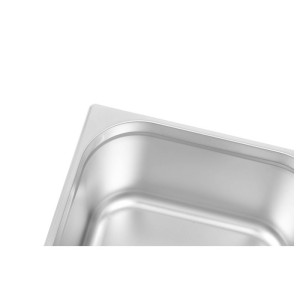Bac Gastro GN 2/3 Inox - Dziļums 150 mm - 13 L - Dynasteel