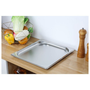 Bac Gastro GN 2/3 Inox - Dziļums 20 mm - 1,35 L - Dynasteel