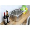 Bac Gastro GN 1/2 Inox - Dziļums 200 mm - 12,5 L - Dynasteel