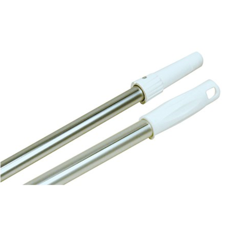 Baltā alumīnija slotas rokturis - 1,5 m | Orapi