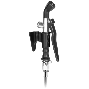 Rokas duša ar elastīgu cauruli un atbalstu