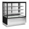 Vitrine Ledusskapis Letes 2 Stikla Durvis Melns - TEFCOLD LPD1203F/MELNS | Fourniresto