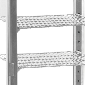 Vitrine Ledusskapis Letes Stikla Durvis Pelēks 78L TEFCOLD - Profesionālas kvalitātes aprīkojums