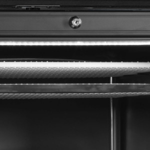 Vitrīna Saldētava Canopée Stikla Durvis Melna 270L TEFCOLD - Optimāla jūsu saldēto produktu prezentācija