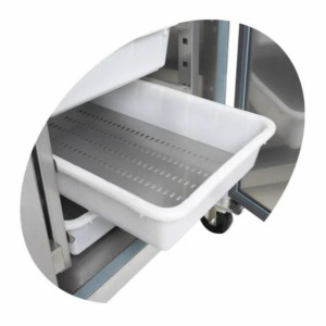 Nerūsējošā tērauda zivju ledusskapis - 507 L TEFCOLD RKS600 | Pozitīva dzesēšanas skapis | Svaigums un organizācija