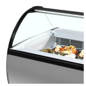 Vitrine ar stikla aizsargu ar izliektu stiklu - TEFCOLD ISABELLA 13LX