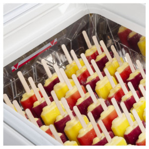 Vitrine Comptoir à Glace - 3 x 5 L de TEFCOLD : Optimāla prezentācija un viegla pieejamība Vitrine Comptoir à Glace - 3 x 5 L