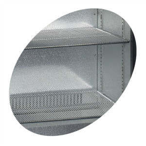 Aizmugures bāra ledusskapis ar 2 bīdāmām stikla durvīm - 188 L TEFCOLD: optimāla pārtikas uzglabāšana un prezentācija