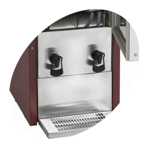 Vīna izplatītājs TEFCOLD 2x20L Profesionalizējiet savu servisu!