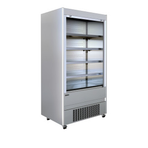 Nerūsējošā tērauda vitrīna TEFCOLD - 580 L, 4 līmeņi