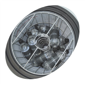 Refroidisseur Canettes Couvercle Noir 50 L TEFCOLD - Profesionāla svaiguma uzturēšana