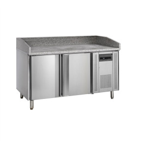 Galda pica Inox TEFCOLD - 400x600mm - 2 durvis - Augsta kvalitāte