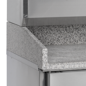 Galda pica Inox TEFCOLD - 400x600mm - 2 durvis - Augsta kvalitāte