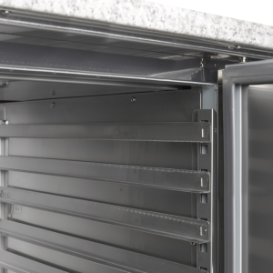 Galda pica Inox TEFCOLD - 400x600mm - 2 durvis - Augsta kvalitāte