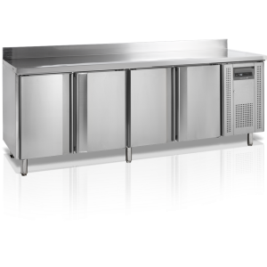 Uzkodu letes dzesētājs ar aizmugurējo paneli - 4 durvis - 460 L TEFCOLD Uzkodu letes dzesētājs 4 durvis - 460 L