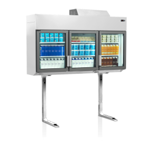 Congelators Skapis Sienas Supermārkets Balts - 3 Durvis - TEFCOLD atdzīvina svaigumu.