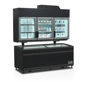 Saldētava Skapis Sienas Melns TEFCOLD 545L - Ideāli Piemērots Lielveikalam