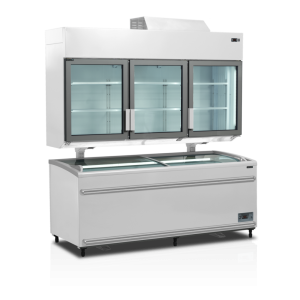 Congelators skapis balts 545L TEFCOLD - Ventilēta dzesēšana - Komerciālās telpas ietaupījums