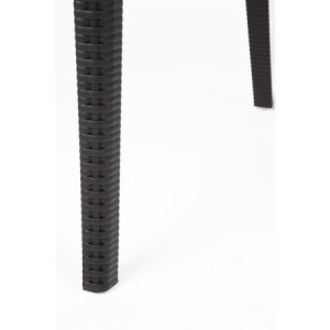 Apgaismojuma ietvari no melna PP rota - 4 gab. Bolero restorācijai un viesnīcām