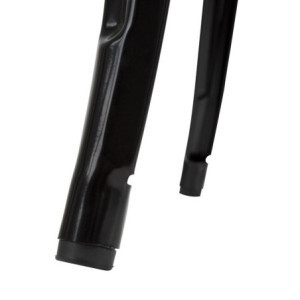 Melnā bāra galds ar Bolero koka virsmu - elegants un funkcionāls