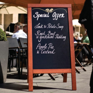 Akmens bruģa zīme Mahagoni 700x1350mm Securit - Augsta kvalitāte