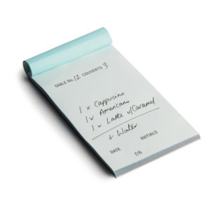 Lielie pasūtījumu žurnāli ar kopēšanas funkciju Olympia - 50 gabalu komplekts: Efektīva apkalpošana virtuvē