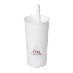 WC birste un baltais Jantex turētājs: efektīva higiēna, elegants dizains