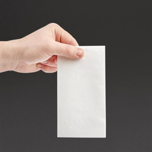 Salvetes Snacking 2 kāpnes 330 mm baltas, 2000 gabalu komplekts - 1/8 salocījums, pārstrādājams