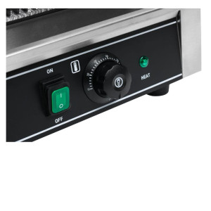 Grila Panini ar lielu siltuma virsmu un rievotu virsmu - Dynasteel: izcilas veiktspējas un ērta izmantošana profesionāļiem