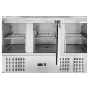 Saladette Compacte - 3 Durvis ar Atveramu Jumtu - Dynasteel