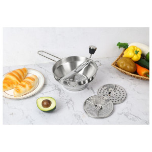 Dārzeņu dzirnaviņas ar 3 režģiem - 2, 3 un 4 mm - Dynasteel