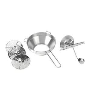 Dārzeņu dzirnaviņas ar 3 režģiem - 2, 3 un 4 mm - Dynasteel