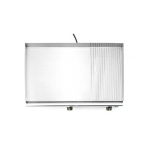 Profesionāla grila plāksne HENDI | Ar rievām un gludu virsmu - Nerūsējošais tērauds