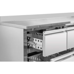 Pozitīvs dzesēšanas galds Dynasteel - Praktisks un plašs