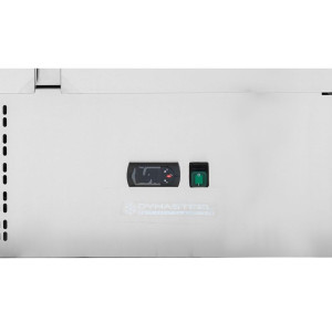 Pozitīva dzesēšanas galds ar aizmugurējo paneli - 2 durvis un 2 GN 1/2 atvilktnes - Dynasteel