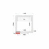 Panneau Chambre Froide TEFCOLD 1500x1500x2200 mm: Optimāla izolācija un viegla montāža
