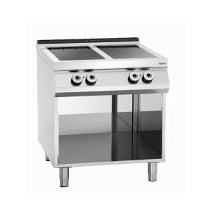 Profesionāla Bartscher 900. sērijas keramikas plīts - 4 radiācijas zonas