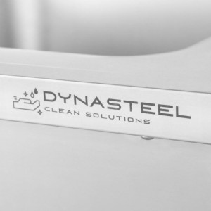 Plonge ar Passage Trauku Mazgājamā Mašīna, Aizmugurējais Panelis un Plaukts - 1200 x 700 - Notecinātājs pa Kreisi - Dynasteel