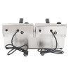 Profesionālais fritieris Dynasteel - 2 x 10 L | Tilpums 20 L | Nerūsējošais tērauds | Jauda 2 x 3000 W