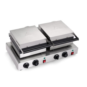 Dubultā elektriskā vafeļu panna - Lježas - Dynasteel