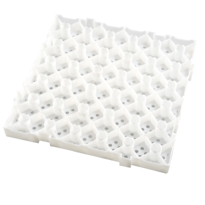 Režģis 50 x 50 cm, biezums 50 mm, balts