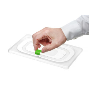 Vāka klipši uz HACCP uzglabāšanas kastēm - zīmols HENDI - Fourniresto