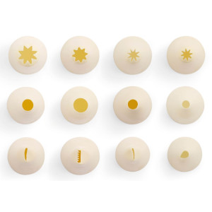 12 sprauslu komplekts - dažādi - HENDI zīmols - Fourniresto