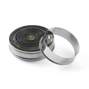 Apgriezta forma ar gludu malu - 14 gabalu komplekts