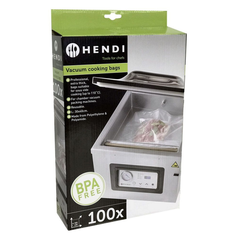 Vakuuma maisiņi gludi 450 x 300 mm - 100 gabali komplektā