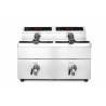 Indukcijas fritēze ar iztukšošanas krānu - 2 x 8 L