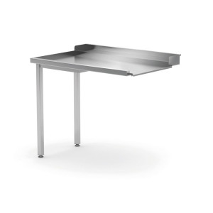 Izkraušanas galds trauku mazgājamajai mašīnai, kreisajā pusē.