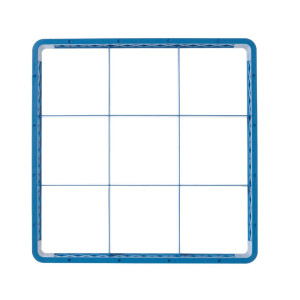 Paaugstinājums mazgāšanas kastēm - 9 nodalījumi.