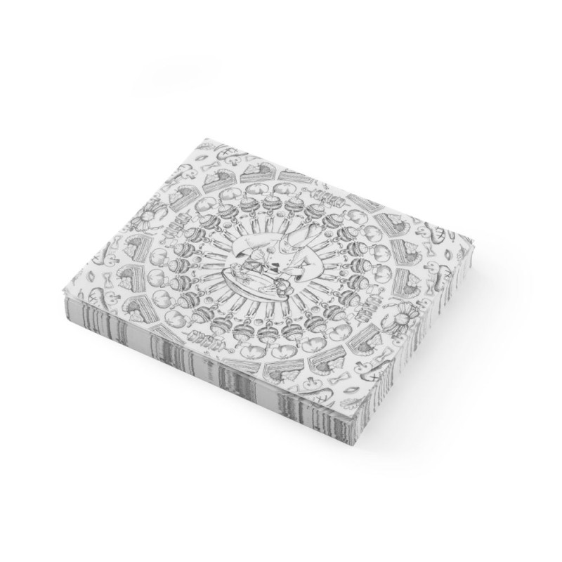 Pārtikas motīva sēru papīrs - 200 x 250 mm - 500 gabali