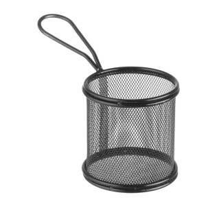 Mazs melns kartupeļu grozs - 90 x 90 mm